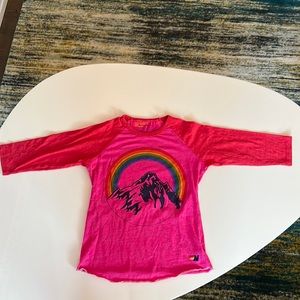 Aviator Nation kids size 10 3/4 sleeve tee